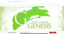 Desktop Screenshot of cherokeebaptistchurch.org